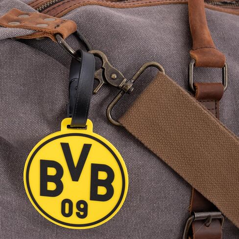 علامة الأمتعة Desert Cactus Borussia Dortmund BVB German Germany Die Schwarzgelben Club Football Soccer متينة من مادة PVC لبطاقة تعريف السفر للحقائب وحقائب الظهر (النمط A) in Kuwait