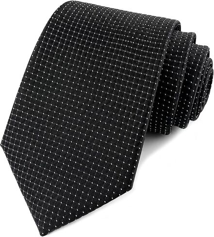 Men's Woven Jacquard Neckties 3.2" Wide 58" Long Formal Tie for Business Weddings Graduations Micro Grid Patterns in Saudi Arabia