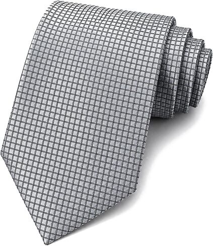 Men's Woven Jacquard Neckties 3.2" Wide 58" Long Formal Tie for Business Weddings Graduations Micro Grid Patterns in Saudi Arabia