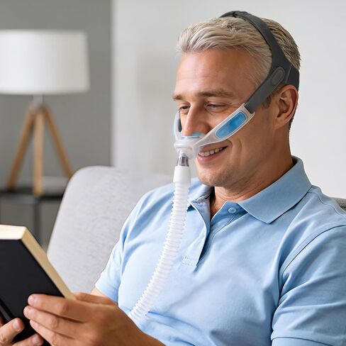 2 Packs Replacement Headgear for Nuance Pro CPAP Mask, CPAP Headgear Compatible with Philips Respironics Nuance Pro Gel Nasal Pillows Mask, Soft Breathable, Strong Velcro, Anti-Leak Fit in Saudi Arabia