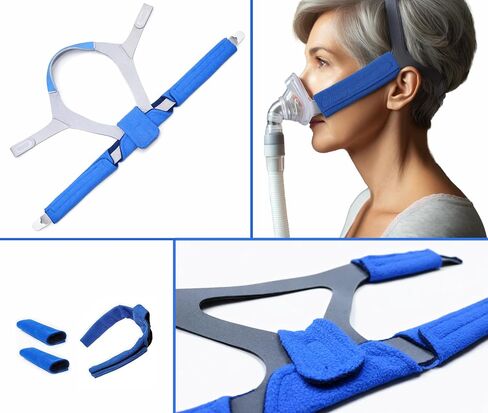 AVEEN 2-Pack CPAP Strap Covers and CPAP Neck Pad Set - CPAP Supplies for Comfort, Irritation-Free Sleep for CPAP Therapy Users, Comfy CPAP Accessories. in Saudi Arabia