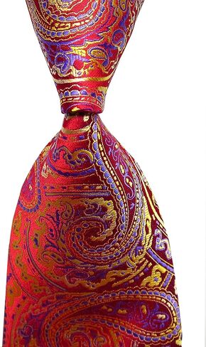 New Classic Paisley JACQUARD WOVEN Silk Men's Tie Necktie in Saudi Arabia
