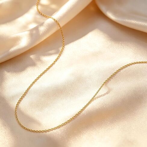 14K Gold Rope Chain Necklace for Women & Men,1.5mm Width 16-24 Inches Length,TrendyTwisted Rope Chain,Hypoallergenic Non-Tarnish, Cadenas de Oro 14K para Mujer in Saudi Arabia