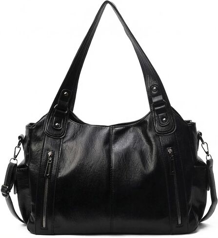 Crossbody Tote Bag for Women Large Size Retro Single-Shoulder Bag, handbag Bucket,Soft Hobo Bags,Purse for Gift,Travel,Work in Saudi Arabia