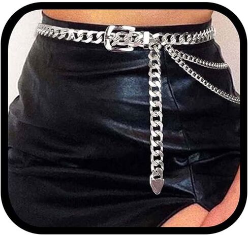 Gold Chain Belt Belly Body Chain Jewelry Rave Accessories for Women in Saudi Arabia