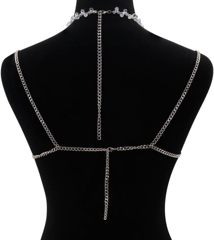 Candy Color Scheme Bridal Jewelry Handmade Body Chain,Pink Cute Style Body Jewelry for Women in Saudi Arabia