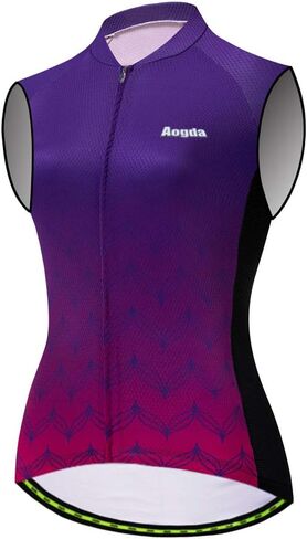 Cycling Vests Jerseys Team Bike Top Sleeveless Shirts Womens Biking Clothing in Saudi Arabia
