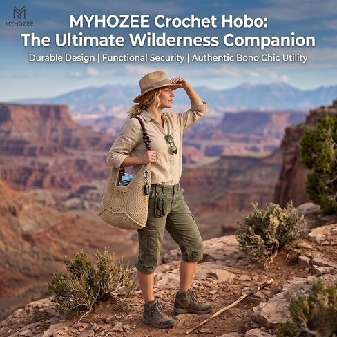 MYHOZEE Crochet Bag for Women Boho Beach Bag Fully Lined Summer Woven Tote Bag Lightweight Hobo Purse for Vacation in Saudi Arabia