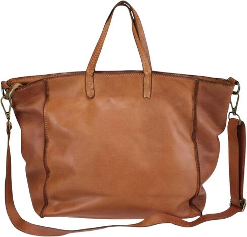 Genuine Leather Tote Bag for Women – Full Grain Shoulder Handbag with Adjustable Strap, Spacious Everyday Work Bag for Office, Travel, Shopping & College | Vintage Soft Cowhide Purse Gift for Her in Saudi Arabia