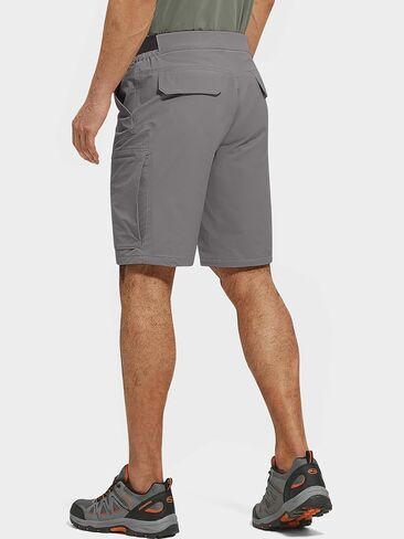 FREE SOLDIER Mens Cargo Hiking Shorts Lightweight Quick Dry Nylon Shorts with Belt for Tactical Work in Kuwait