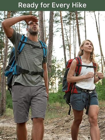 FREE SOLDIER Mens Cargo Hiking Shorts Lightweight Quick Dry Nylon Shorts with Belt for Tactical Work in Kuwait