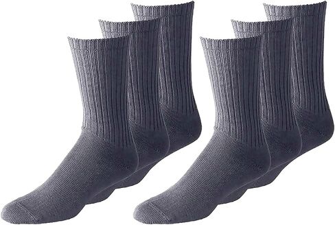 Mechaly 120 Pairs Men's Athletic Crew Socks - Bulk Wholesale Packs - Any Shoe Size in Kuwait
