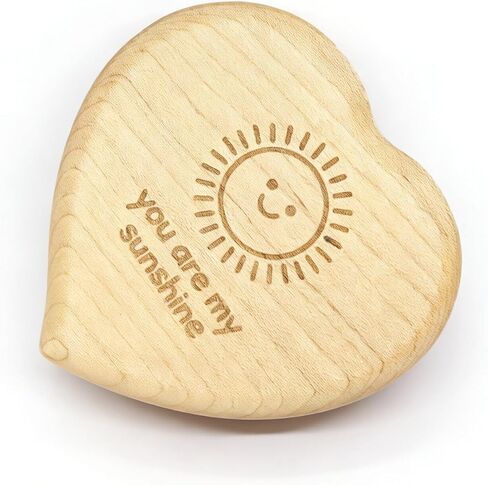 LunaMelody You are My Sunshine Music Box, Wooden Wind-up Music Box, Japanese Movement, Birthday Present, Musical Box Gifts for Christmas, Birthday and Valentine's Day, You My Sunshine in Kuwait