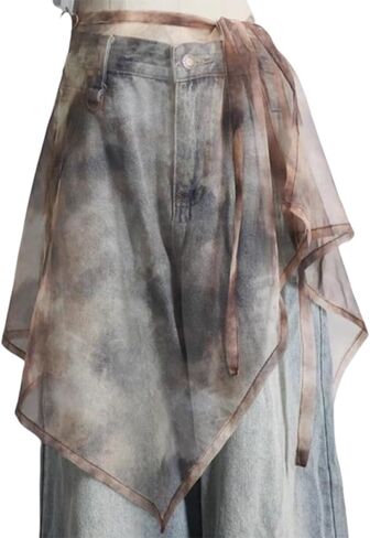 OULIGET Hip Scarf,Boho Chiffon Wraps Waist Sash, in Kuwait