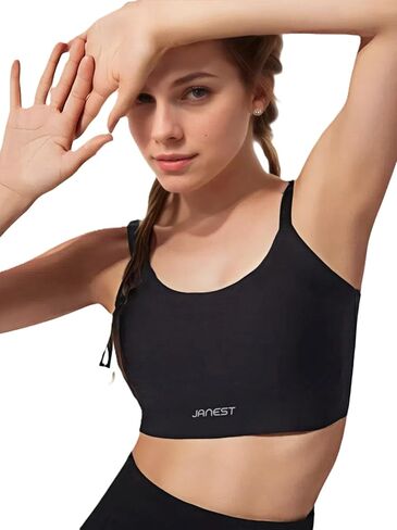 Light to Moderate Pressure Binder Bra,Adjustable Thin Straps Chest Binder for Women,Breathable Daily Wear for Beginner in Kuwait