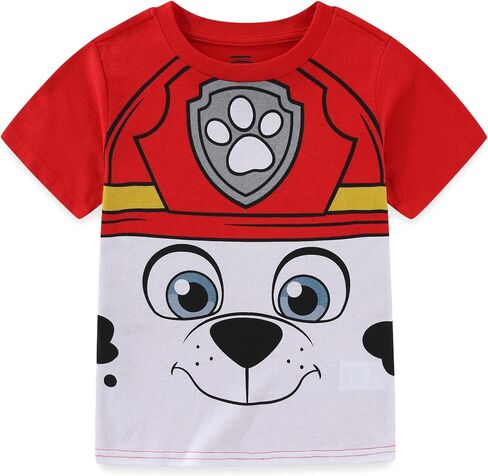 Paw Patrol Marshall Boys Short Sleeve T-Shirt for Toddler and Big Kids in Kuwait