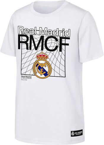 Outerstuff Real Madrid Boys’ Goal Driven Short Sleeve Tee – Official Licensed Soccer Apparel in Kuwait