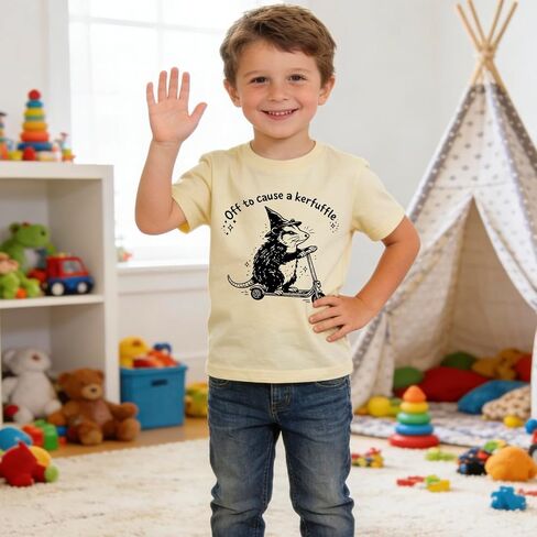 Toddler Kids Admit It Life Would Be Boring Without Me Shirt Boys Girls Funny Tee Short Sleeve Summer T-Shirt Ages 2-7 in Kuwait