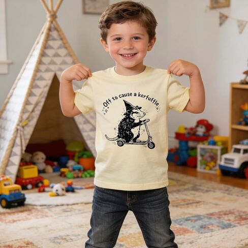 Toddler Kids Admit It Life Would Be Boring Without Me Shirt Boys Girls Funny Tee Short Sleeve Summer T-Shirt Ages 2-7 in Kuwait