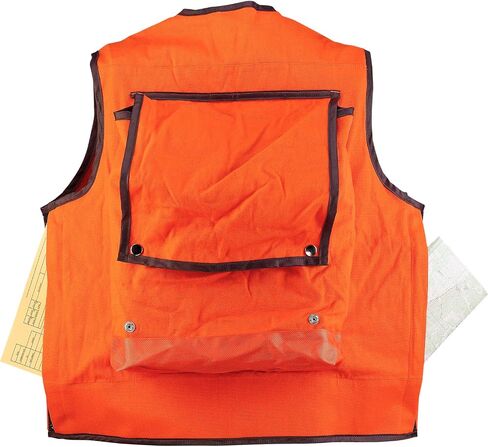 Jim Gem 8-Pocket Nylon Mesh Cruiser Vest – X-Large (43-46) | Hi-Vis Orange, Lightweight Breathable Cordura® Vest with Multiple Pockets in Saudi Arabia