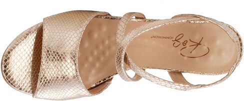 Ros Hommerson Liza Women's Sandal, 8 B(M) US, Gold-Snake in Kuwait