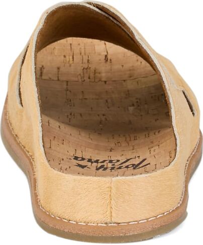 Tony Lama Palmeras Hair On Women's Slide Sandals - Playa Collection - Casual Slip-On with Cross-Strap Leather Upper, Cushioned Cork Footbed in Kuwait