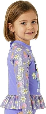 Bluey Bathing Suit, Girls Swimsuit with Long Sleeves, Kids Swimsuit for The Beach Or Pool, Cute Bathing Suits for Girls in Kuwait