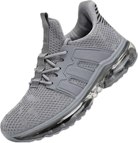 Wrezatro Men's Air Cushion Walking Shoes, Breathable Mesh Non Slip Comfort Sneakers for Work Casual Running Gym in Saudi Arabia