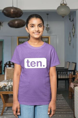 Unordinary Toddler 10th Birthday Shirt Girls 10 Year Old Girl Gifts Tshirt Ten yr Tenth Birthday Tees in Kuwait