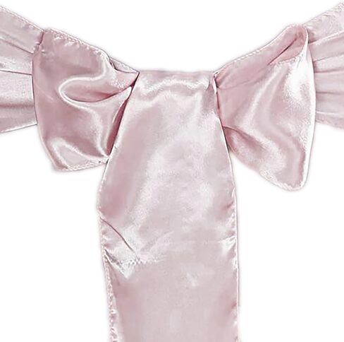 100 Antique Gold Satin Chair Sashes Bows Ties for Wedding Decorations Party Supplies Events Chair Covers Decor Banquet Reception in Saudi Arabia