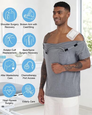 Shoulder Surgery Recovery Shirts for Men in Kuwait