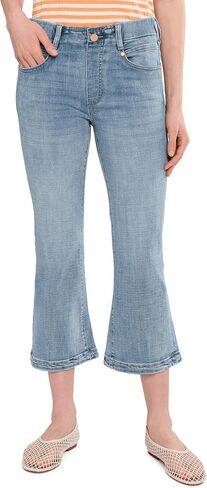 Liverpool Los Angeles Petite Mid-Rise Gia Glider Pull-On Crop Flare with Tulip Back Slit in Kuwait