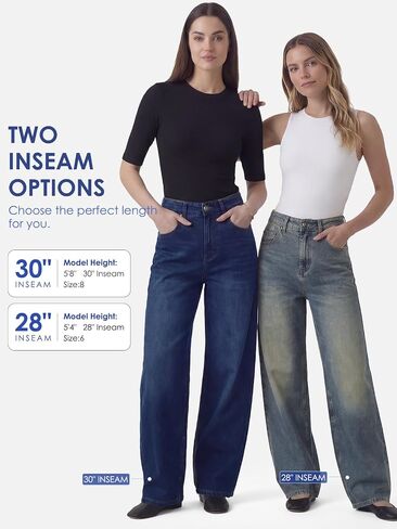 Barrel Jeans for Women,High Waisted Stretchy Trendy Wide Leg Sweatpant Jeans Relaxed Fit Baggy Boyfriend Denim Pants in Saudi Arabia