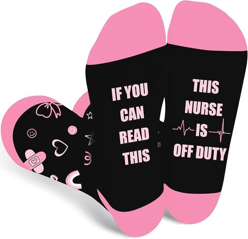 Teacher Principal Nurse Gifts,Administrative Professional Day Gifts,Appreciation Gift for Women Men,Funny Socks in Saudi Arabia