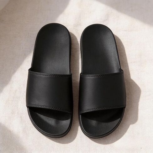 Premium Minimalist Women's Slide Slippers Soft Thick Cushioned Sole INS Trendy Versatile for Indoor Outdoor Daily Wear in Kuwait