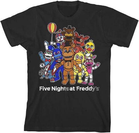تي شيرت أسود للأولاد من Five Nights at Freddy's Character Group in Kuwait