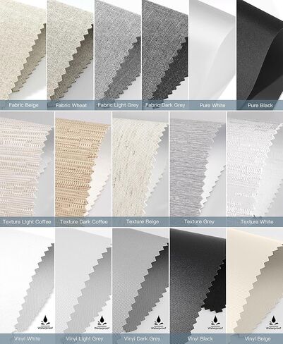 Tokblind Roller Shade Blackout Fabric Sample, Room Darkening Fabric Swatch in Saudi Arabia