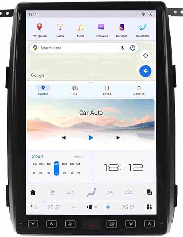 for Ford F150 Radio Upgrade,Fit 2013 2014,Android Stereo Replacement,14.4 inch Tesla Style Touch Screen,Qualcomm 8core CPU,Support Carplay and Android Auto (SYNC1 8-128GB) in Saudi Arabia