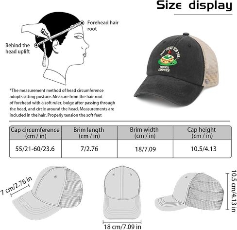 Just Here for the Pimento Cheese Sandwich Hat for Womens Classic Washed in Kuwait