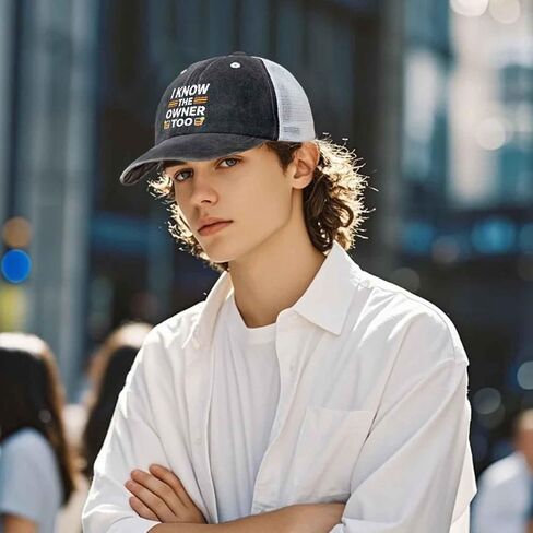 I Knows The Owner Too hat Outdoor Cap for Men in Kuwait