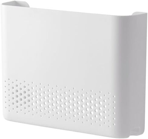 Wall Mounted Router Storage Box - No-Drill WiFi Router Organizer with Heat Dissipation Holes, Cable Management Box for Living Room, Bedroom, Study, Dorm, Apartment in Saudi Arabia