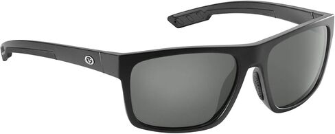 Flying Fisherman Square Offline Polarized Sunglasses with AcuTint Lenses, UV Protection, Perfect for Fishing and Outdoor Sports, Matte Black Frame/Smoke Lens, Medium/Large in Saudi Arabia