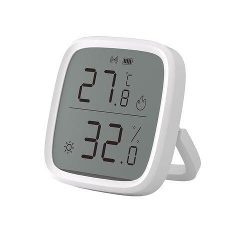 SONOFF Zigbee Indoor Temperature Humidity Sensor, SNZB-02D LCD Zigbee Thermometer Hygrometer, Works with Alexa & Google Home for Remote Monitoring and Home Automation, ZigBee 3.0 Hub Required, 1-Pack in Saudi Arabia