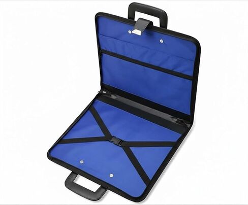 Masonic Embroidered Square and Compass Black Master Mason Soft Apron Case with Free Cotton Gloves, Blue Lodge Provincial Size 16x18 Inches, 100% Lambskin in Kuwait