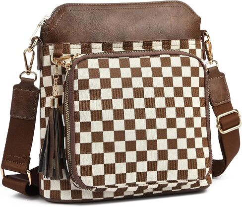 MYHOZEE Anti-theft Crossbody Bags for Women with Built-in Wallet RFID, Medium Shoulder Purses for Travel, Work, Daily Commute | RFID-blocking in Saudi Arabia
