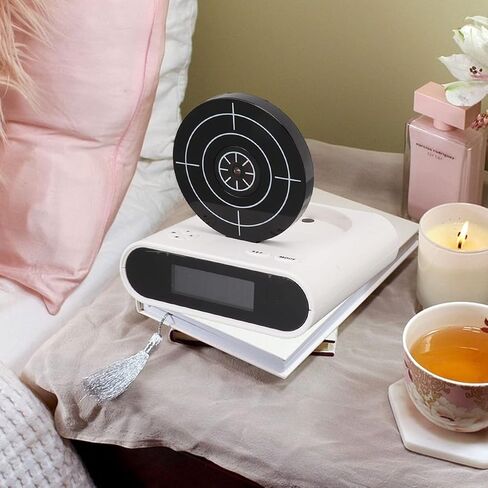 ساعة منبه بندقية JTLB - ساعة منبه رقمية للهدف - ساعة منبه للأداة مثيرة للاهتمام، شاشة LED مثيرة للاهتمام، تخصيص نغمات الرنين الحديثة، ساعة منبه الهدف 5 فولت in Kuwait
