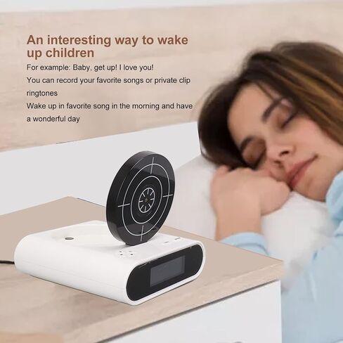 ساعة منبه بندقية JTLB - ساعة منبه رقمية للهدف - ساعة منبه للأداة مثيرة للاهتمام، شاشة LED مثيرة للاهتمام، تخصيص نغمات الرنين الحديثة، ساعة منبه الهدف 5 فولت in Kuwait