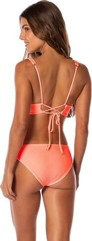 Maaji 3265 Regular Rise Classic Signature Cut Women Bottom SWIMWEAR Pink in Kuwait