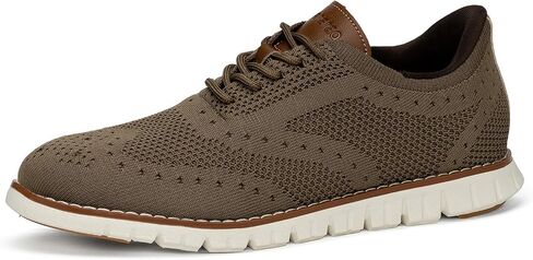 Men's Casual Dress Shoes Fashion Sneakers Breathable Mesh Oxfords Lace-Up Lightweight Comfortable Walking Business in Saudi Arabia