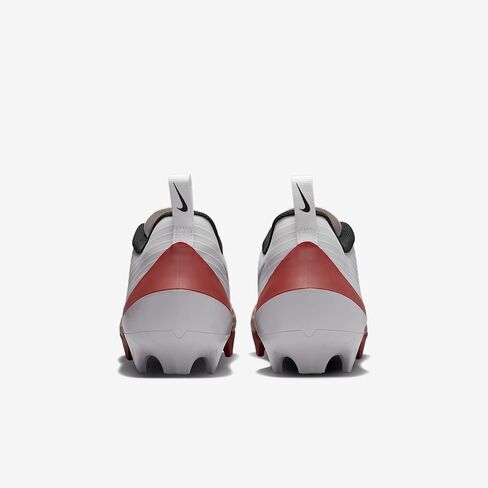 Nike Vapor Speed 3 Football Cleats (HM8849-102, White/Team Crimson/Metallic Silver/Black) Size 8.5 in Kuwait